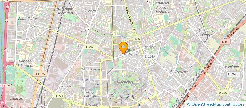 localisation de l'entreprise MONSIEUR MOSTEPHA BENCHABANE  GRENOBLE