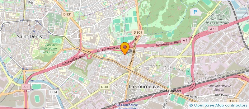 localisation de l'entreprise MONSIEUR MOTAHER HOSSAIN à LA COURNEUVE