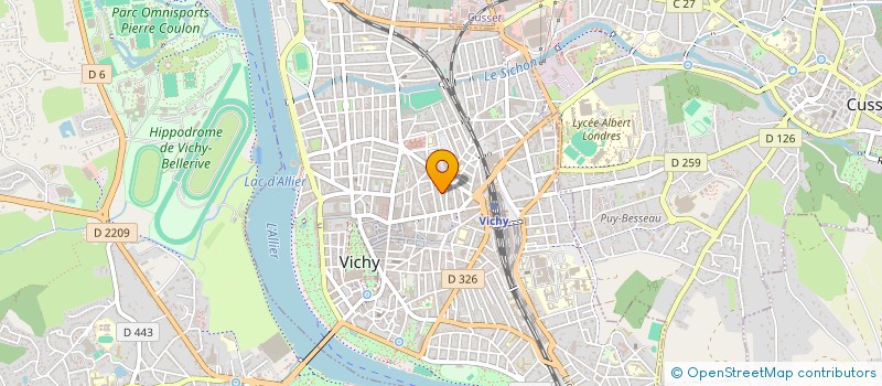 localisation de l'entreprise MONSIEUR MOTASEIM HUSSEIN HASSAN à VICHY