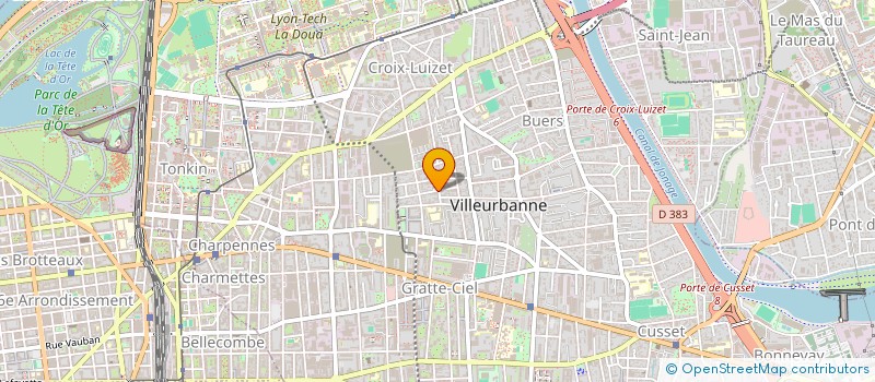 localisation de l'entreprise MONSIEUR MOTAZ ASSADEG AHMED  VILLEURBANNE