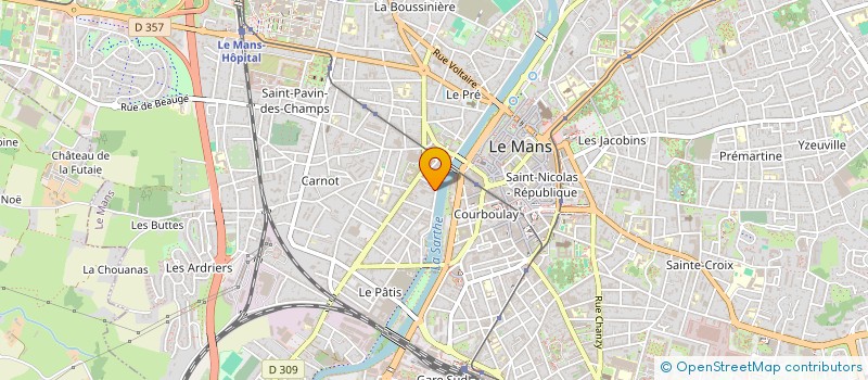 localisation de l'entreprise MONSIEUR MOTAZ MINYAOUI à LE MANS