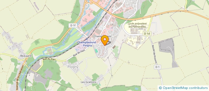 localisation de l'entreprise MONSIEUR MOTELER ANTOINE  PROVINS