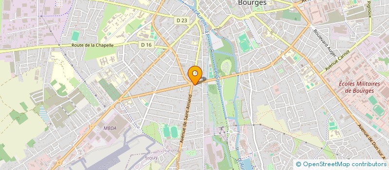 localisation de l'entreprise MONSIEUR MOTTEAU MAXIME  BOURGES