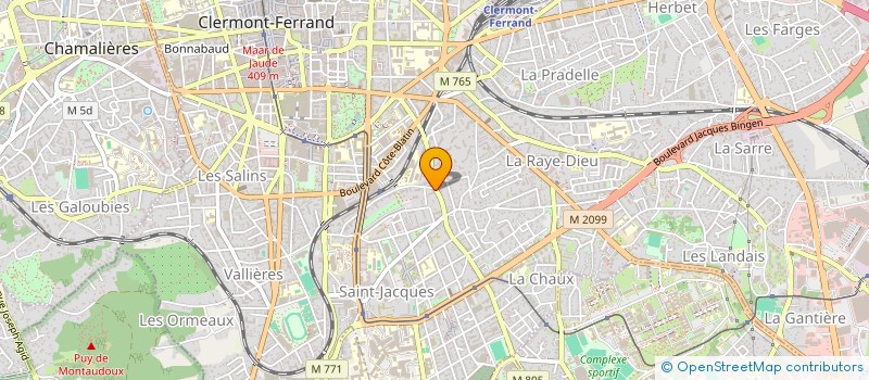 localisation de l'entreprise MONSIEUR MOUAAD CHAOUI à CLERMONT-FERRAND