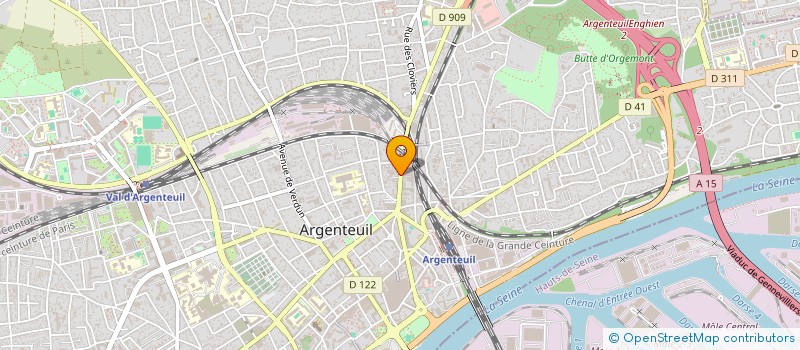 localisation de l'entreprise MONSIEUR MOUAAD DRIF  ARGENTEUIL