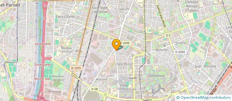 localisation de l'entreprise MONSIEUR MOUAADH SERIDJ à GRENOBLE