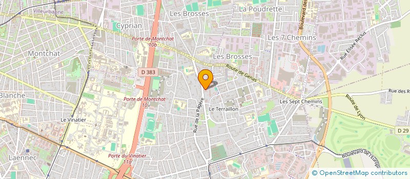 localisation de l'entreprise MONSIEUR MOUAADH ZENAGUI à BRON