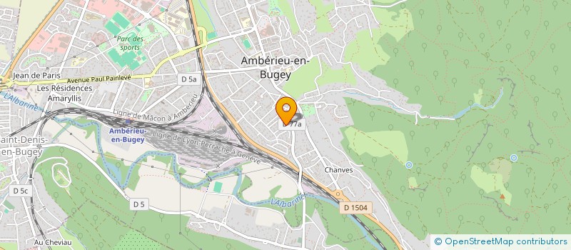 localisation de l'entreprise MONSIEUR MOUAD AMEUR  AMBERIEU-EN-BUGEY