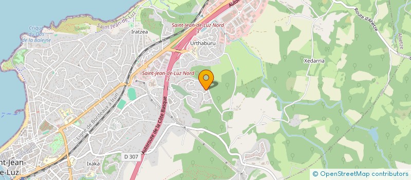 localisation de l'entreprise MONSIEUR MOUAD BAADDI à SAINT-JEAN-DE-LUZ