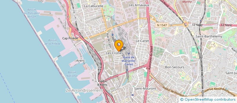 localisation de l'entreprise MONSIEUR MOUAD BEKHTI à MARSEILLE