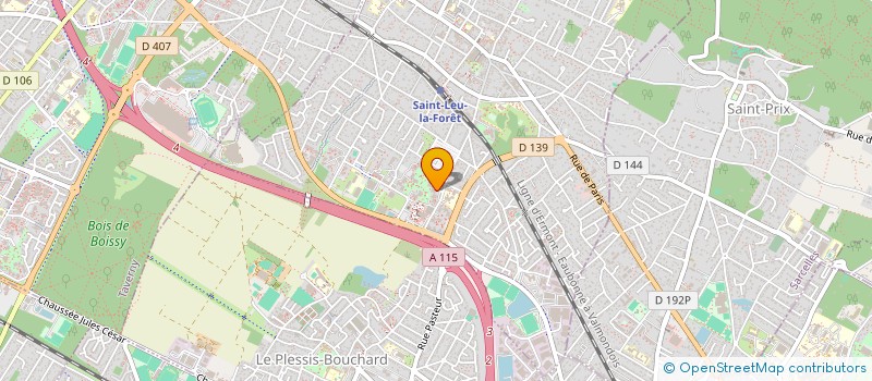 localisation de l'entreprise MONSIEUR MOUAD BELAROUSSI  SAINT-LEU-LA-FORET