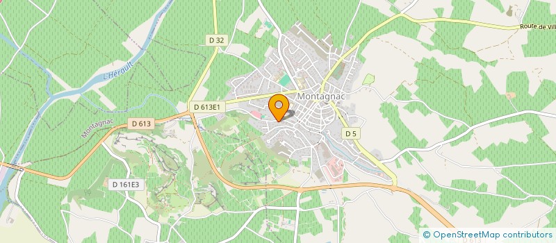 localisation de l'entreprise MONSIEUR MOUAD BEN HAMMOU  MONTAGNAC