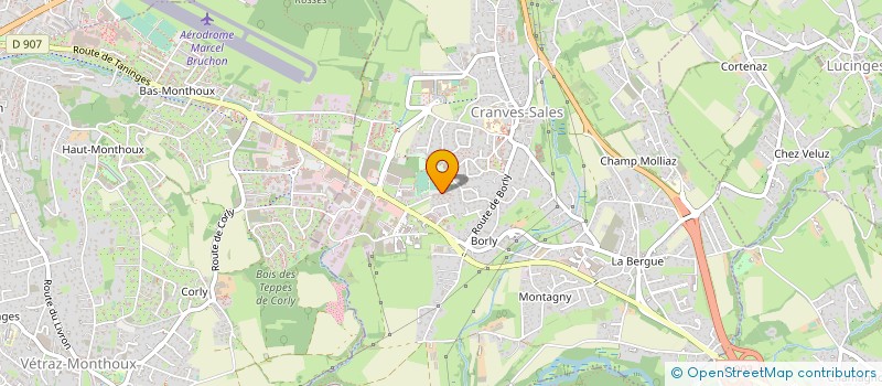 localisation de l'entreprise MONSIEUR MOUAD BENJDYA  CRANVES-SALES