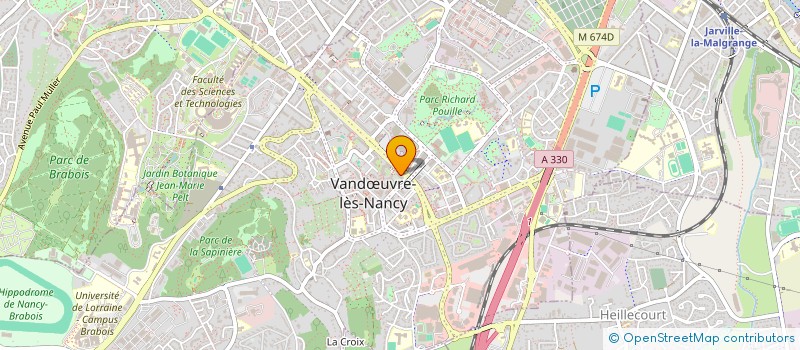 localisation de l'entreprise MONSIEUR MOUAD BENZAID  VANDUVRE-LES-NANCY