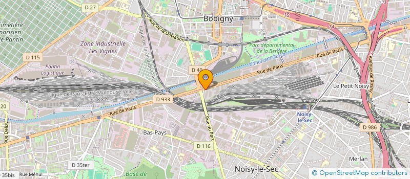 localisation de l'entreprise MONSIEUR MOUAD BOUHABA à NOISY-LE-SEC