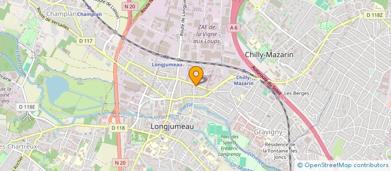 localisation de l'entreprise MONSIEUR MOUAD CHARIFY à LONGJUMEAU