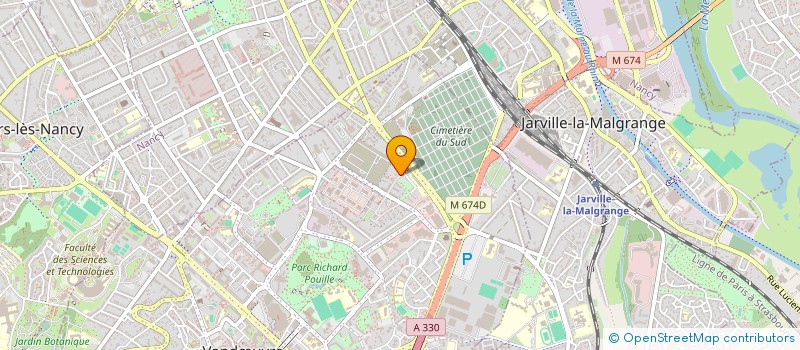 localisation de l'entreprise MONSIEUR MOUAD ECHCHAREF  VANDUVRE-LES-NANCY