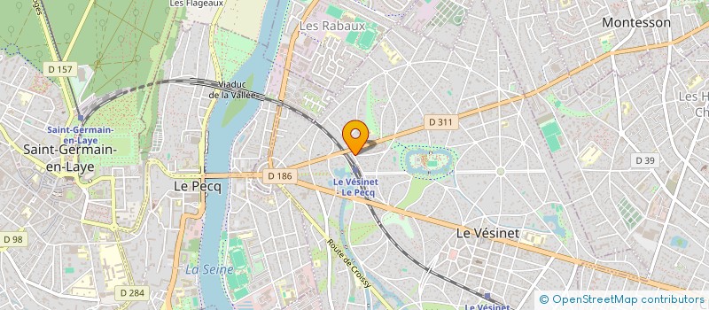 localisation de l'entreprise MONSIEUR MOUAD ENNASSEH  LE VESINET