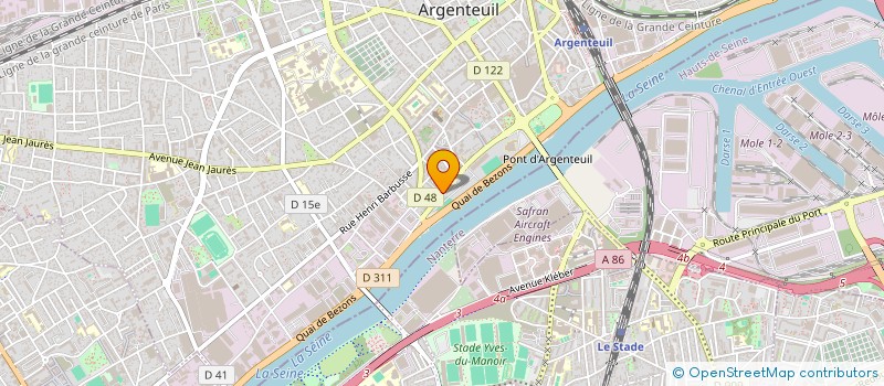 localisation de l'entreprise MONSIEUR MOUAD FILALI  ARGENTEUIL