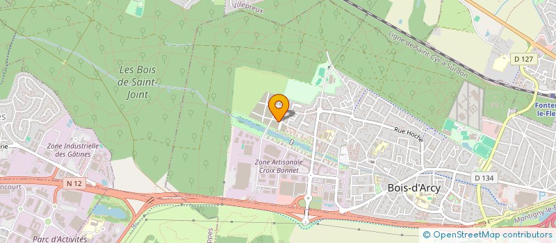 localisation de l'entreprise MONSIEUR MOUAD GOUNIN  BOIS-D'ARCY