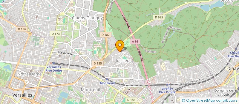 localisation de l'entreprise MONSIEUR MOUAD LAHSANI à VERSAILLES