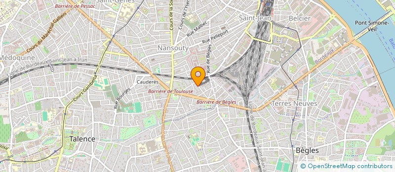 localisation de l'entreprise MONSIEUR MOUAD LHARZA  BORDEAUX