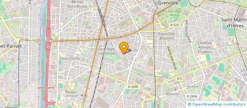 localisation de l'entreprise MONSIEUR MOUAD OUERZINE à GRENOBLE