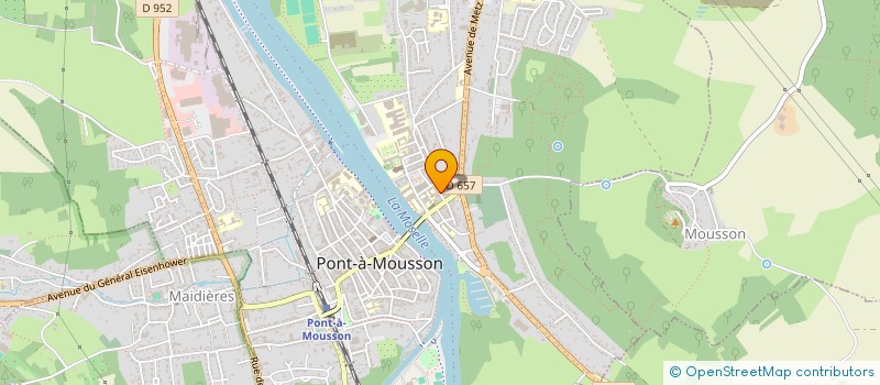 localisation de l'entreprise MONSIEUR MOUAD SAADI  PONT-A-MOUSSON