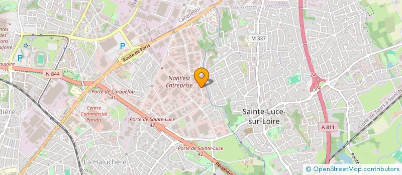 localisation de l'entreprise MONSIEUR MOUAD SAADI  NANTES