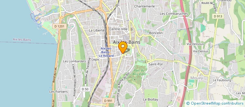 localisation de l'entreprise MONSIEUR MOUAD SOUDANI  AIX-LES-BAINS