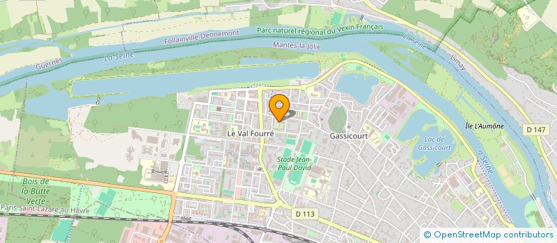 localisation de l'entreprise MONSIEUR MOUAD WALLON  MANTES-LA-JOLIE