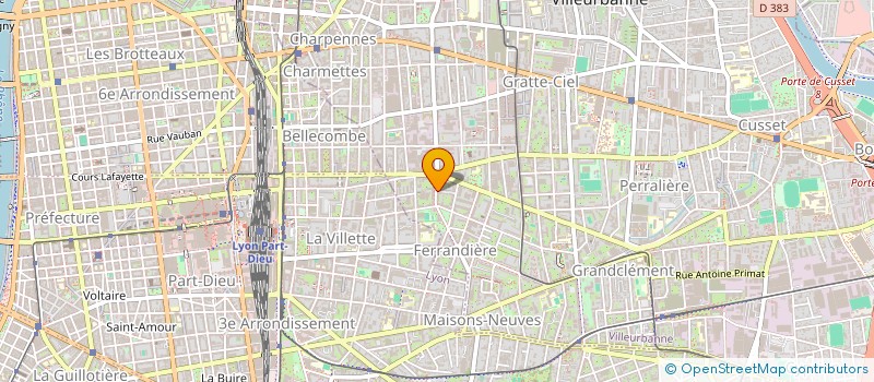 localisation de l'entreprise MONSIEUR MOUADH SARIOUNA  VILLEURBANNE