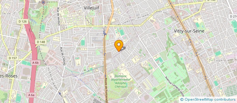 localisation de l'entreprise MONSIEUR MOUADHE NAFEA  VILLEJUIF