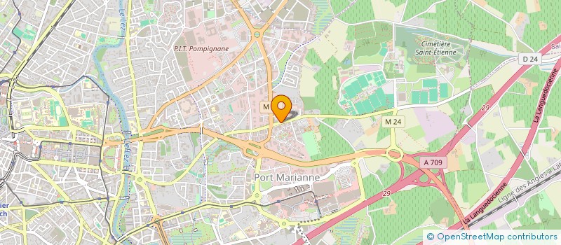 localisation de l'entreprise MONSIEUR MOUAHE BROU à MONTPELLIER