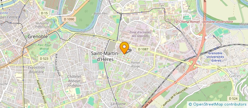 localisation de l'entreprise MONSIEUR MOUAIZ BALGHOUTHI  SAINT-MARTIN-D'HERES