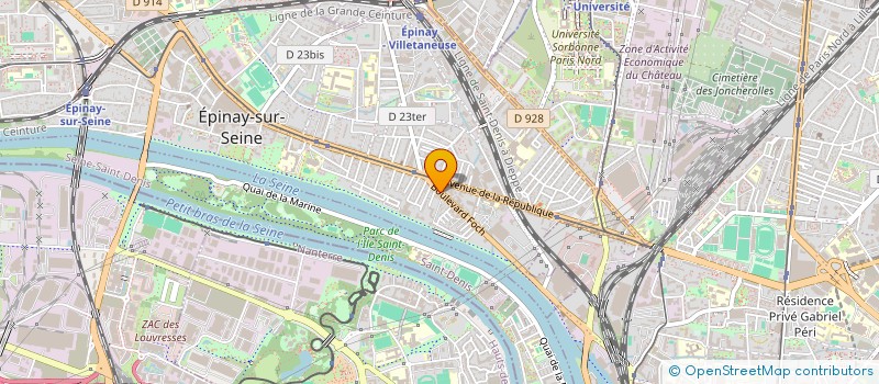 localisation de l'entreprise MONSIEUR MOUAZ MOHAMED à EPINAY-SUR-SEINE