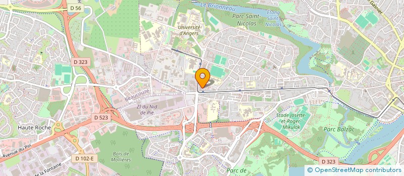 localisation de l'entreprise MONSIEUR MOUBARAK ABDALLAH DIADALLA BREMA à ANGERS