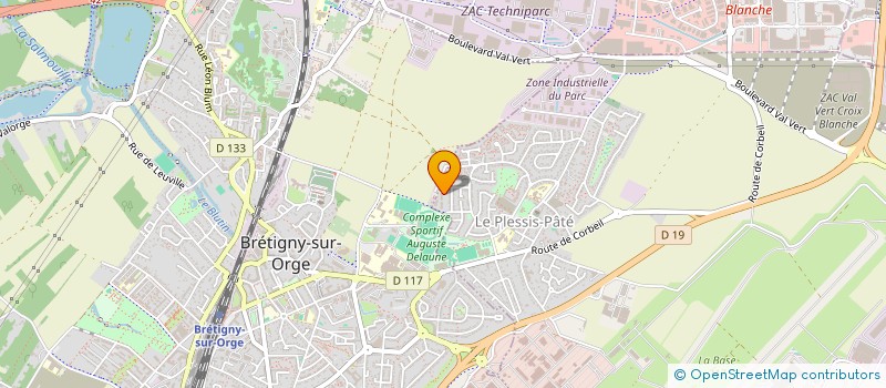 localisation de l'entreprise MONSIEUR MOUBARAK YOUCEF ALI  LE PLESSIS-PATE