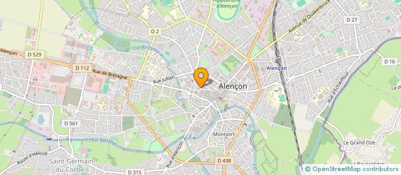 localisation de l'entreprise MONSIEUR MOUBARAKOU FAGBEMI à ALENCON