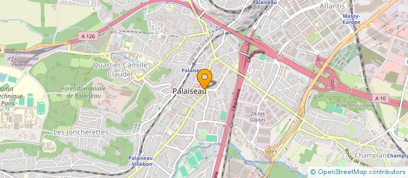 localisation de l'entreprise MONSIEUR MOUBINE SAID  PALAISEAU