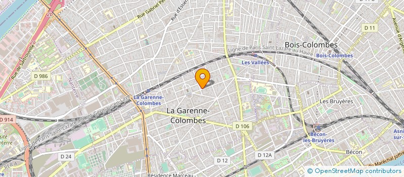 localisation de l'entreprise MONSIEUR MOUCHI HADDAD à LA GARENNE-COLOMBES