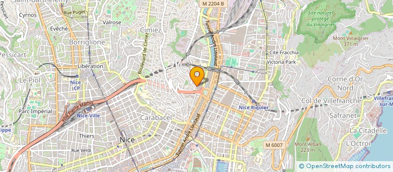 localisation de l'entreprise MONSIEUR MOUCHI MIEZAN à NICE