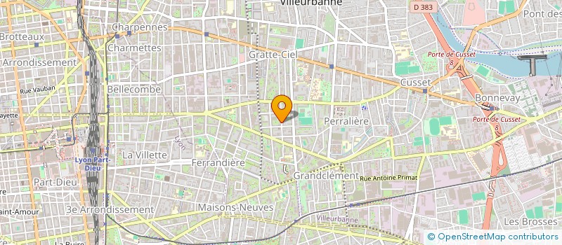 localisation de l'entreprise MONSIEUR MOUCHY MESLATI à VILLEURBANNE