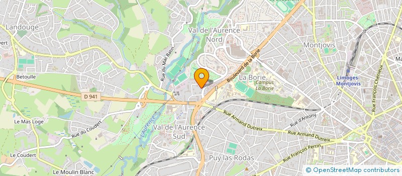 localisation de l'entreprise MONSIEUR MOUCTAR DIABY à LIMOGES