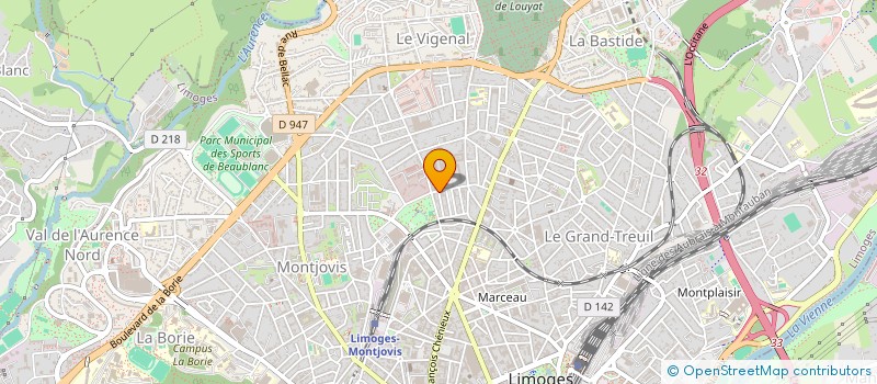 localisation de l'entreprise MONSIEUR MOUCTAR SAKHO à LIMOGES