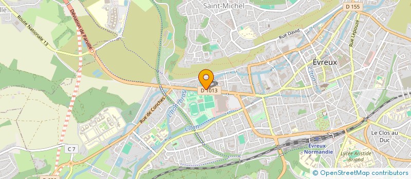 localisation de l'entreprise MONSIEUR MOUDASER ADAM MOHAMED  EVREUX