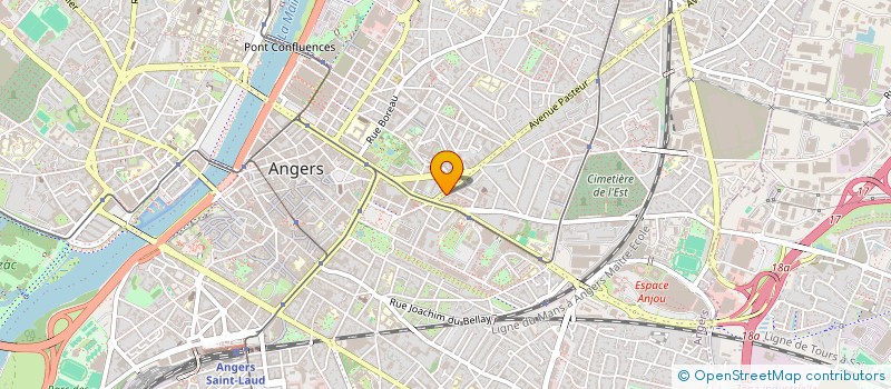 localisation de l'entreprise MONSIEUR MOUDASSAR ERRAYAH MOHAMED à ANGERS