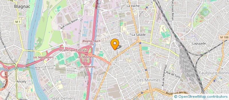 localisation de l'entreprise MONSIEUR MOUDHAFFAR THAMEUR  TOULOUSE