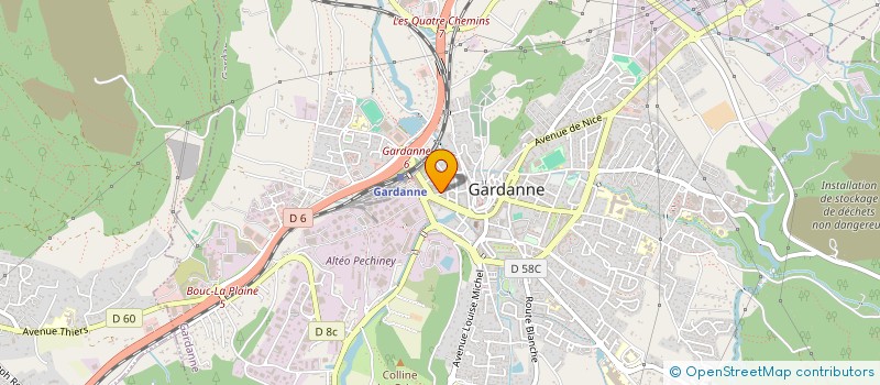 localisation de l'entreprise MONSIEUR MOUDHIKIR HASSANI à GARDANNE