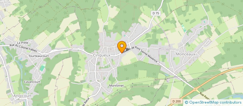 localisation de l'entreprise MONSIEUR MOUDHOIFFAR SAID  CINQUEUX